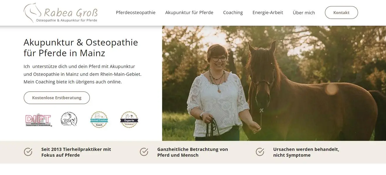 Wordpress Webseite für Heilkpraktiker