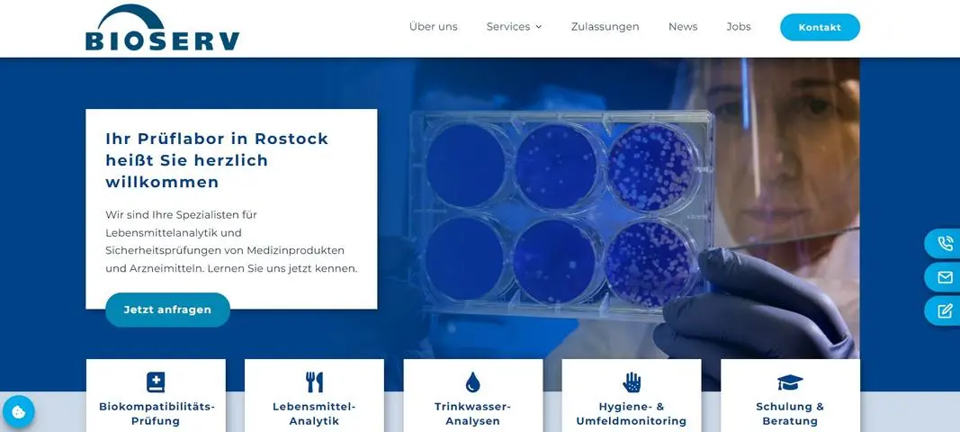 Bioserv Prüflabor in Rostock